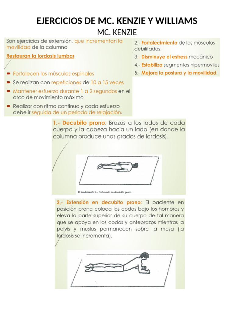 Ejercicios de Mc. Kenzie y Williams | PDF