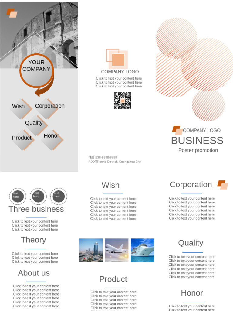 Trifold Brochure For Company Introduction-WPS Office | PDF