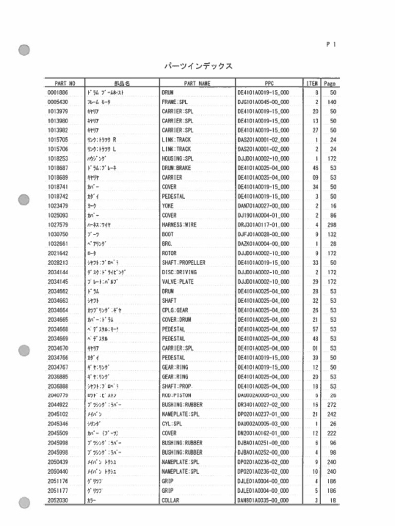 Part Catalog - Index | PDF