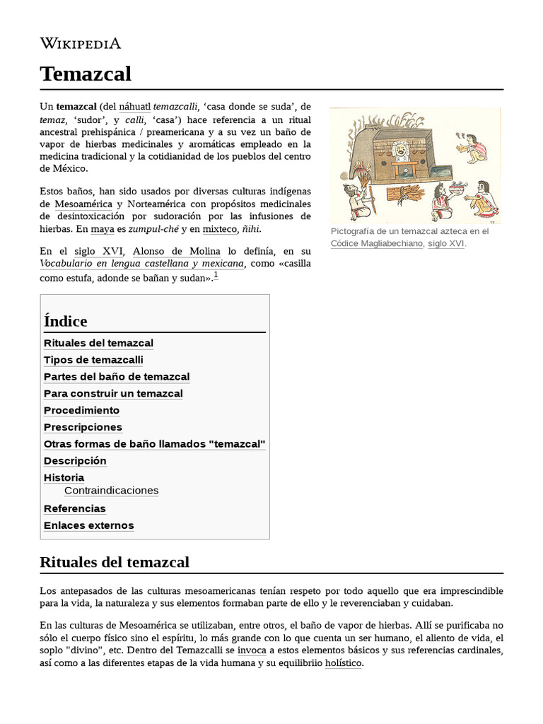 Temazcal | PDF