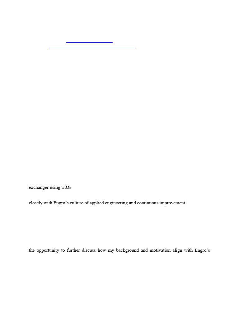 Cover Letter | PDF