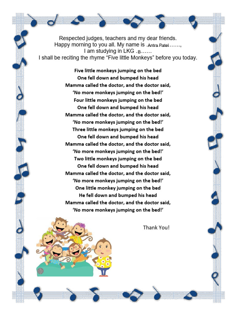 Rhyme - LKG B & C | PDF