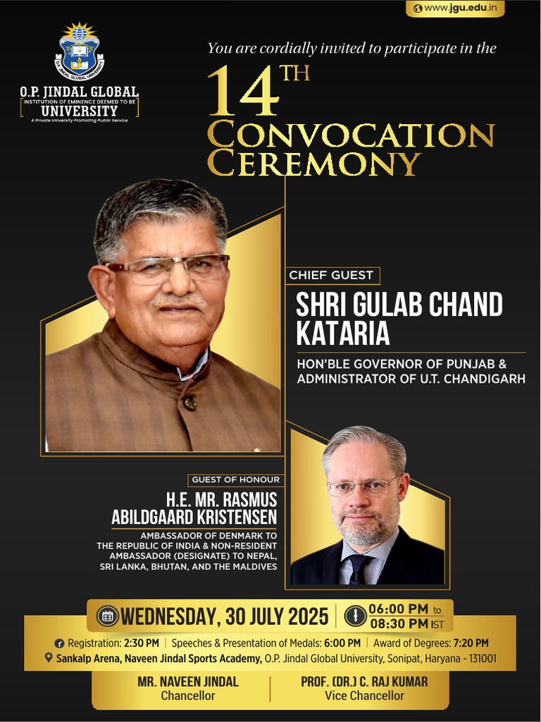 14 Convocation - 30 July 2025 at 6 PM | PDF