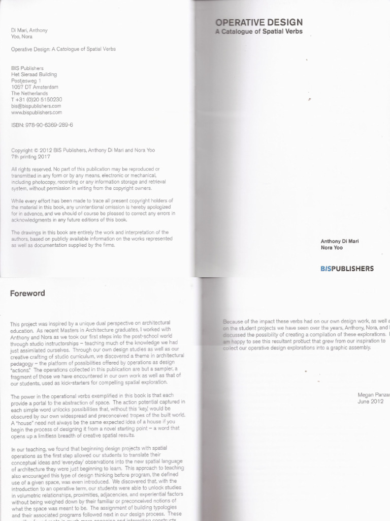 Operative Design | PDF