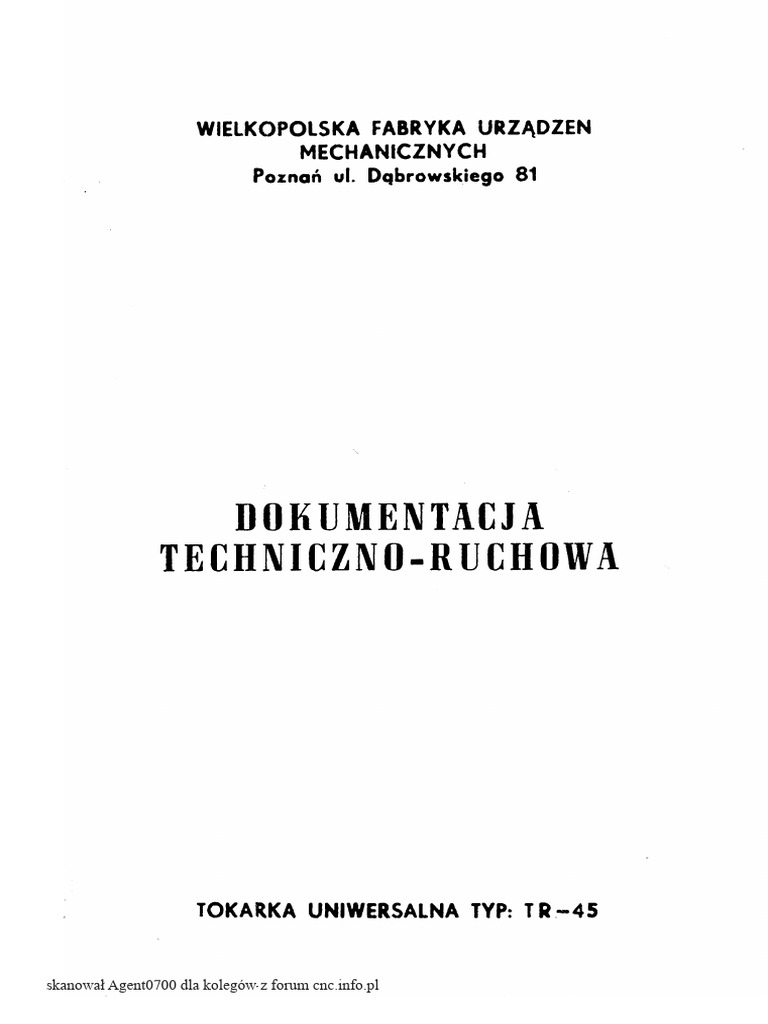 DTR tr45 | PDF