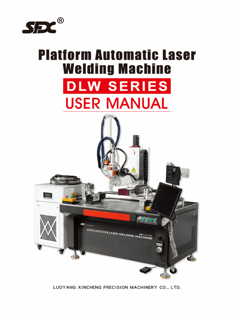 Platform Laser Welding Machine User Manual | PDF