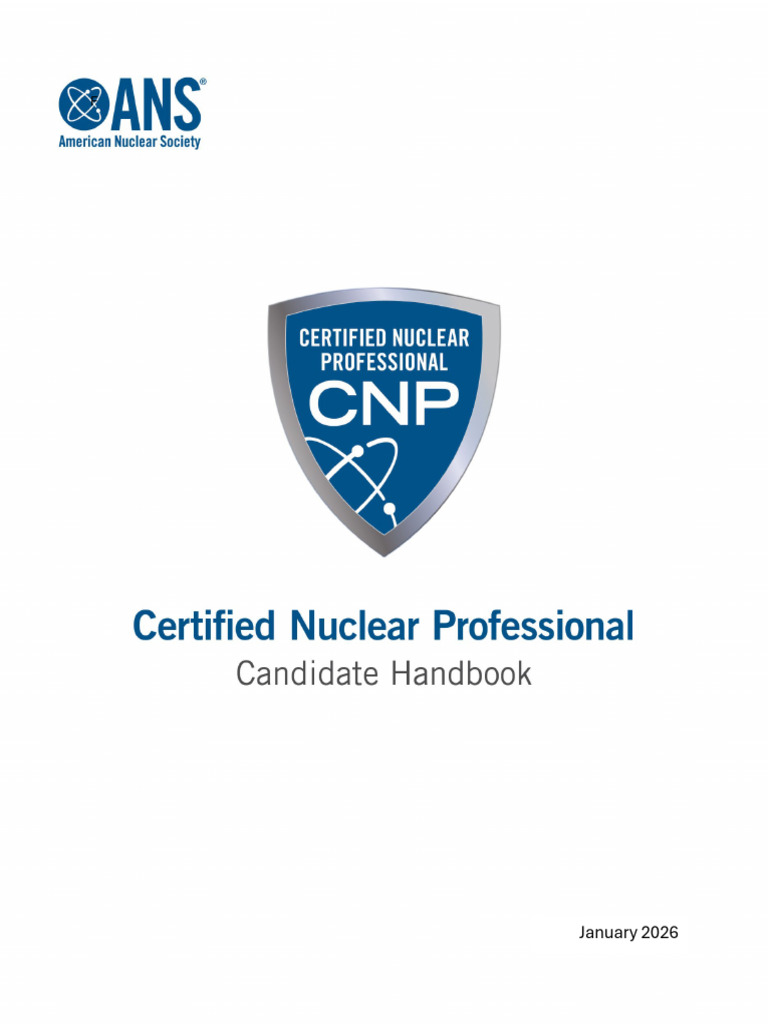ANS CNP Candidate Handbook | PDF