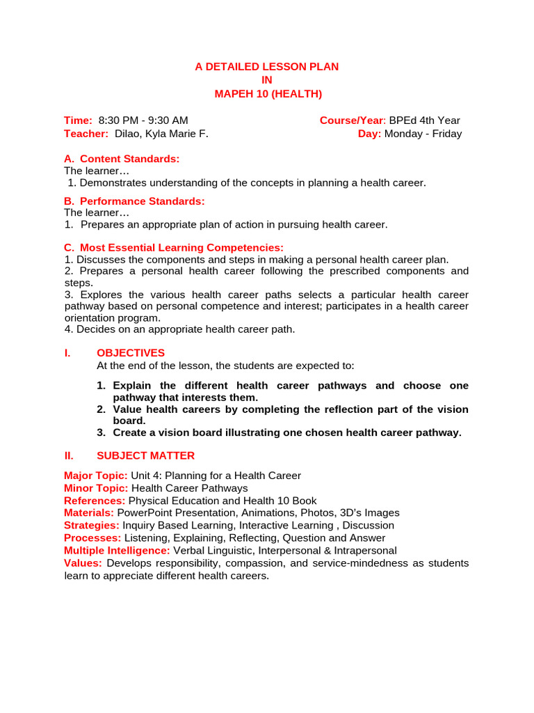 HE TOPIC 22 Super True | PDF | Health Professional | Nursing