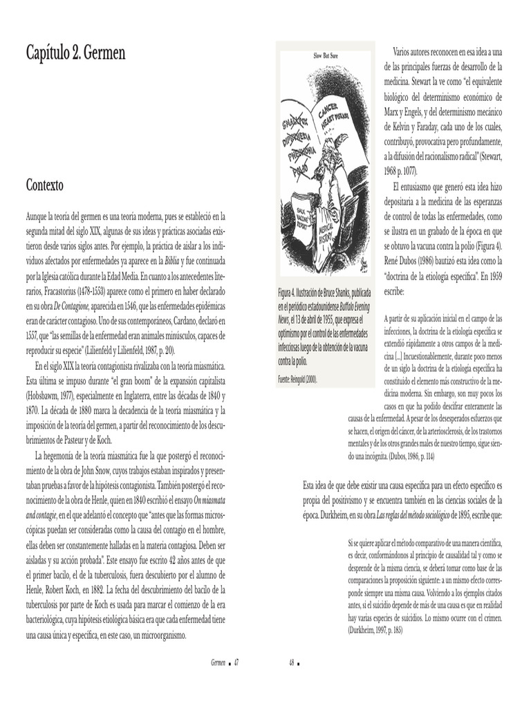Urquía 2 - Teorías Epidemiológicas. Germen | PDF | Patógeno | Medicina