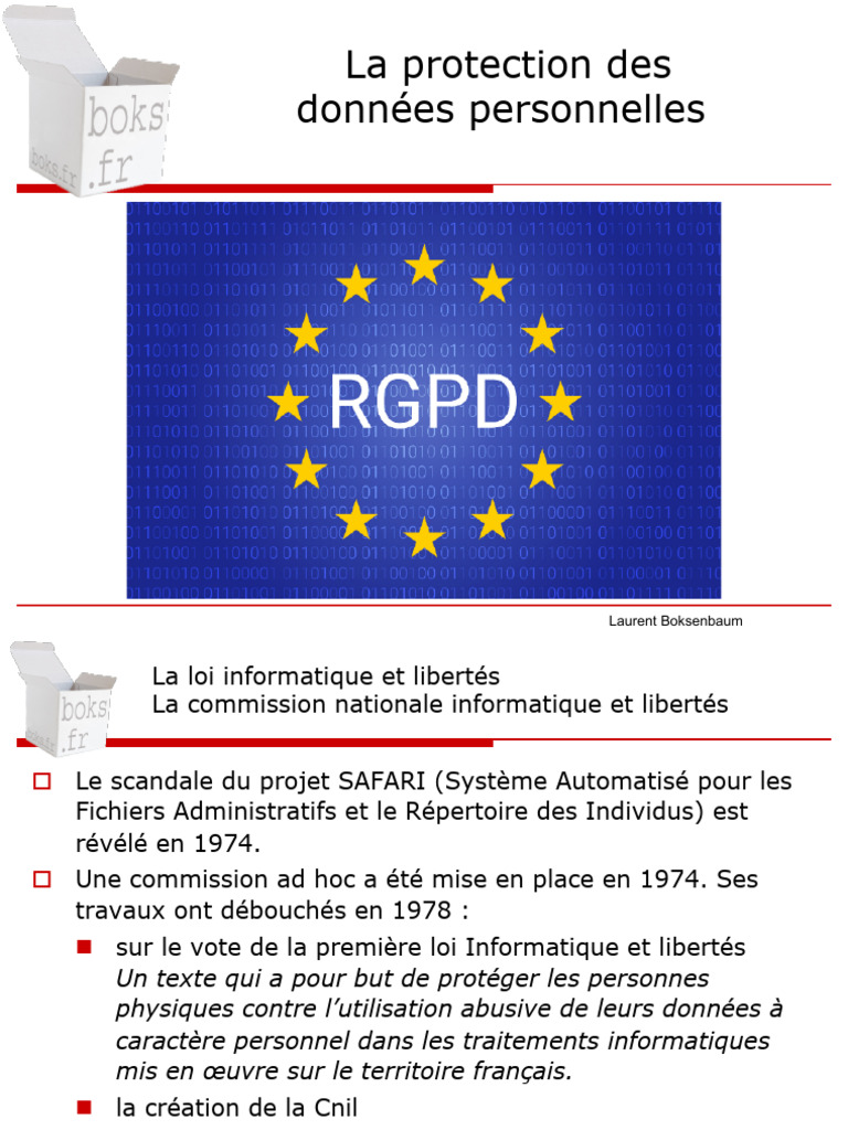 RGPD | PDF | Vie privée et informatique | Gouvernance de l'information