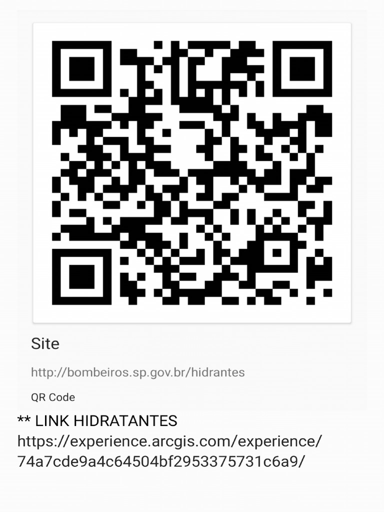 QR Code Hidrantes CB | PDF