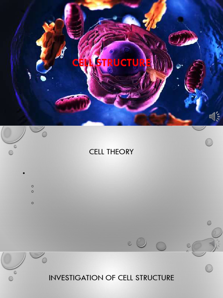 Cell Structure | PDF