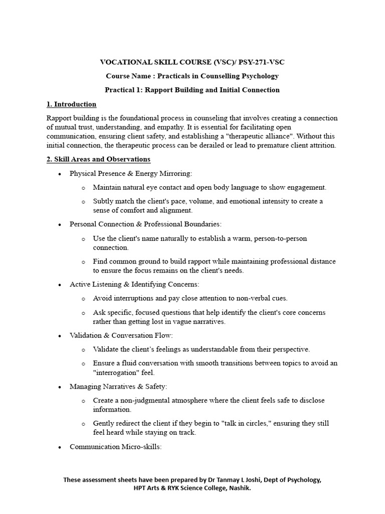 VSC Practical Writeup 1 | PDF | Nonverbal Communication | Empathy