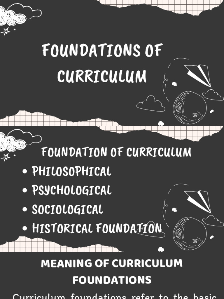 Foundations of Curriculum | PDF | Learning | Psychology
