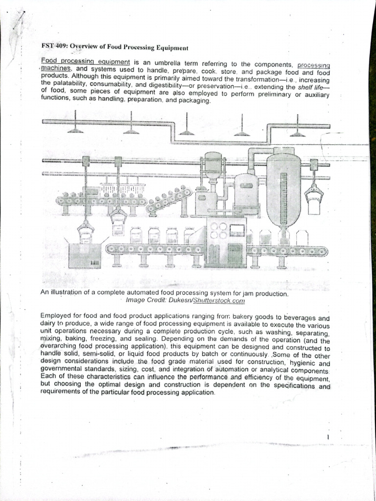 FST 409 | PDF