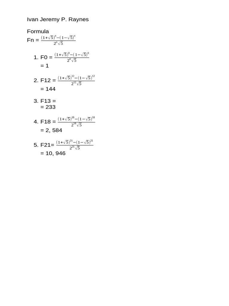 Ivan Jeremy P Benits | PDF