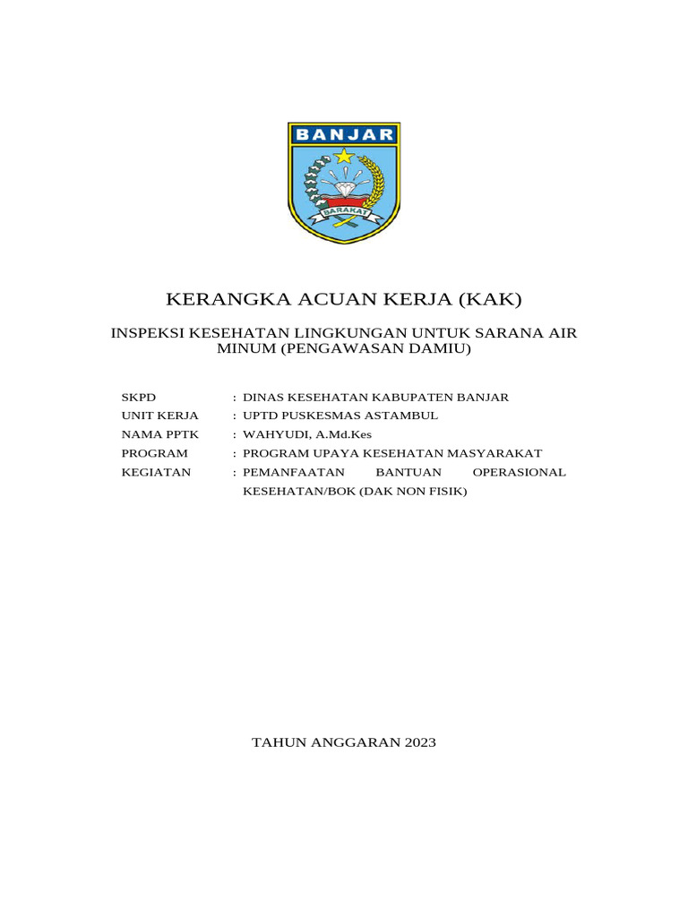 Kak Inspeksi Damiu | PDF