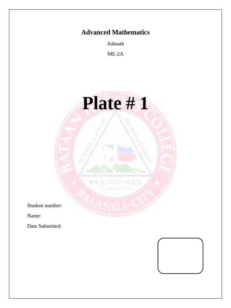 Plate Template | PDF