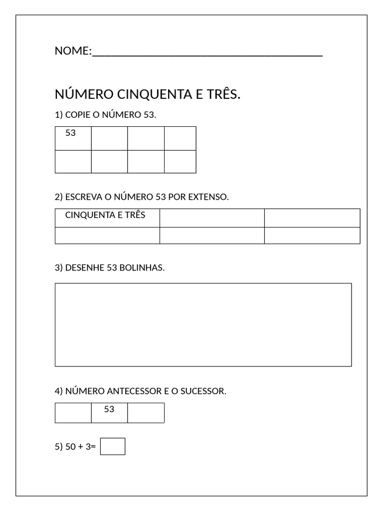 Atividade Numero 53 | PDF