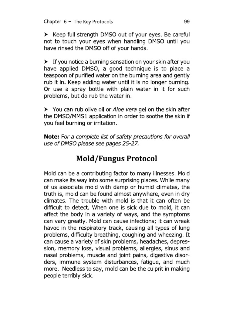 Mold Fungus Protocol | PDF
