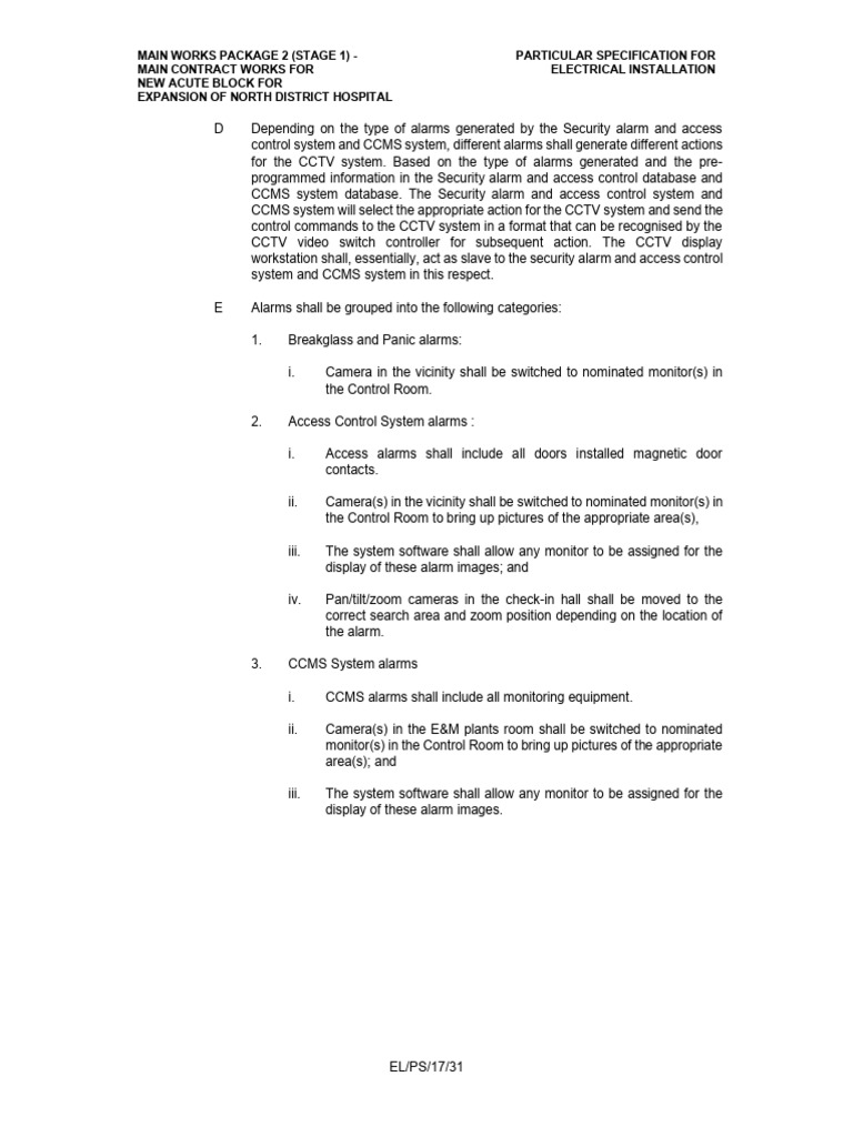 PS of Watchman System (Old) | PDF | Specification (Technical Standard ...