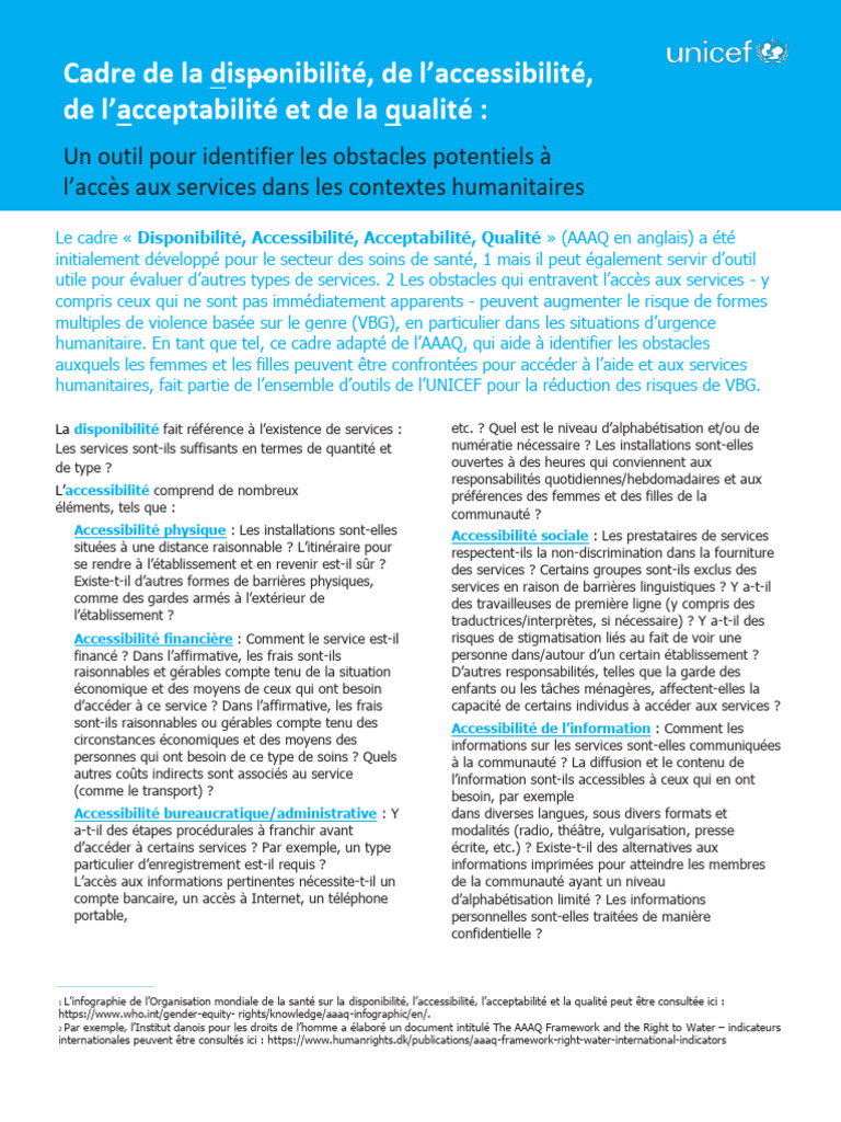 Cadre Aaaq FR | PDF | Risque | Informations
