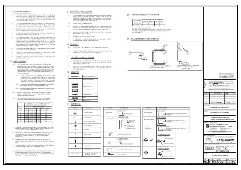 General Notes - Sheet-02 | PDF | Beam (Structure) | Building Technology