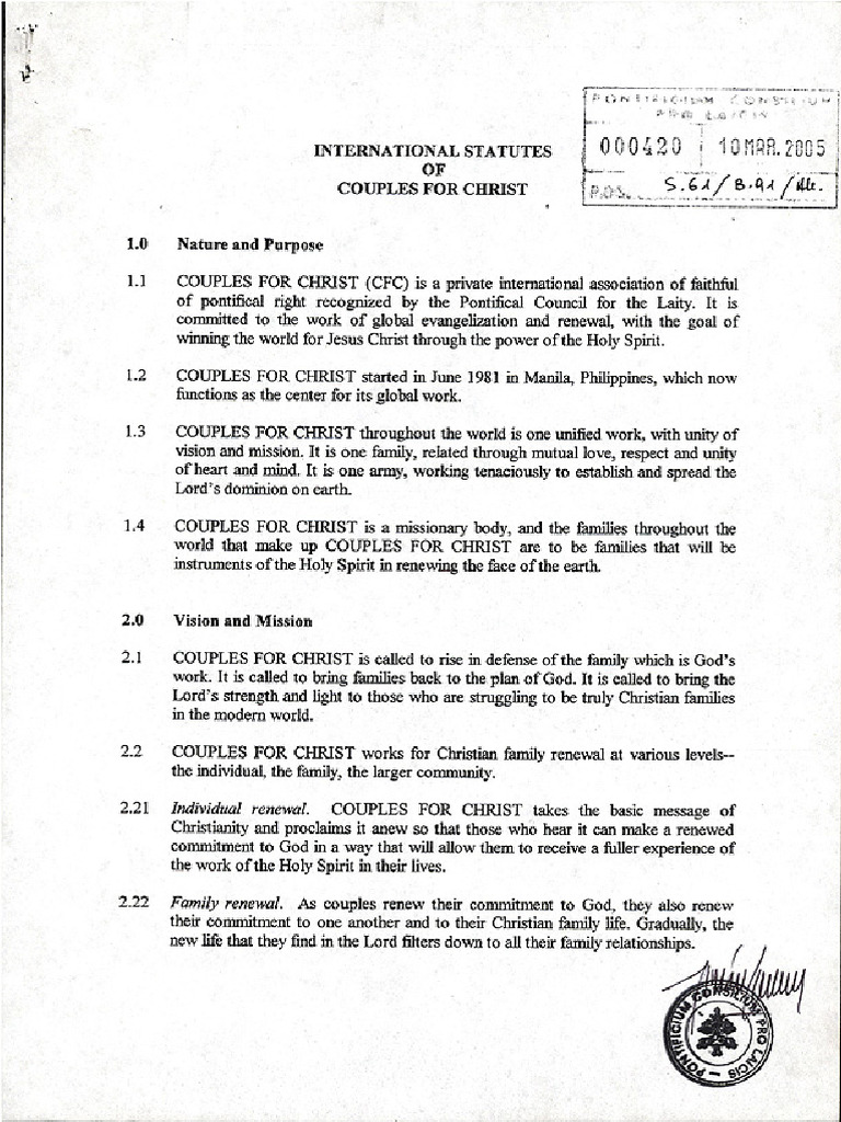 CFC Statutes | PDF