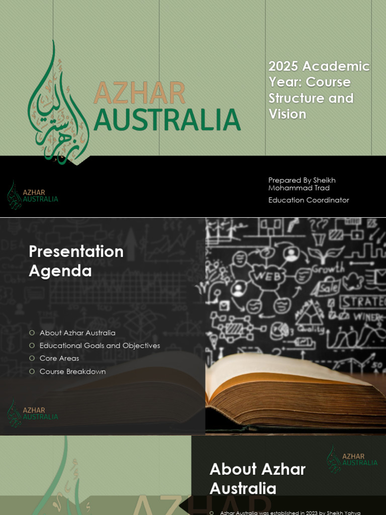 Azhar Australia 2025 Open Day Presentation | PDF | Sharia | Abrahamic ...