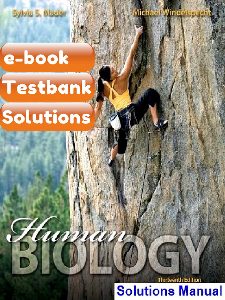 Complete Test Bank of Human Biology 13th Edition Mader | PDF