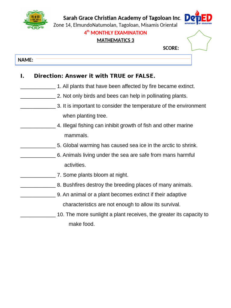 Science 4 - 4copies | PDF