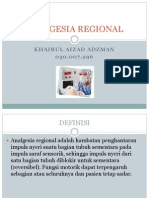 Analgesia Regional
