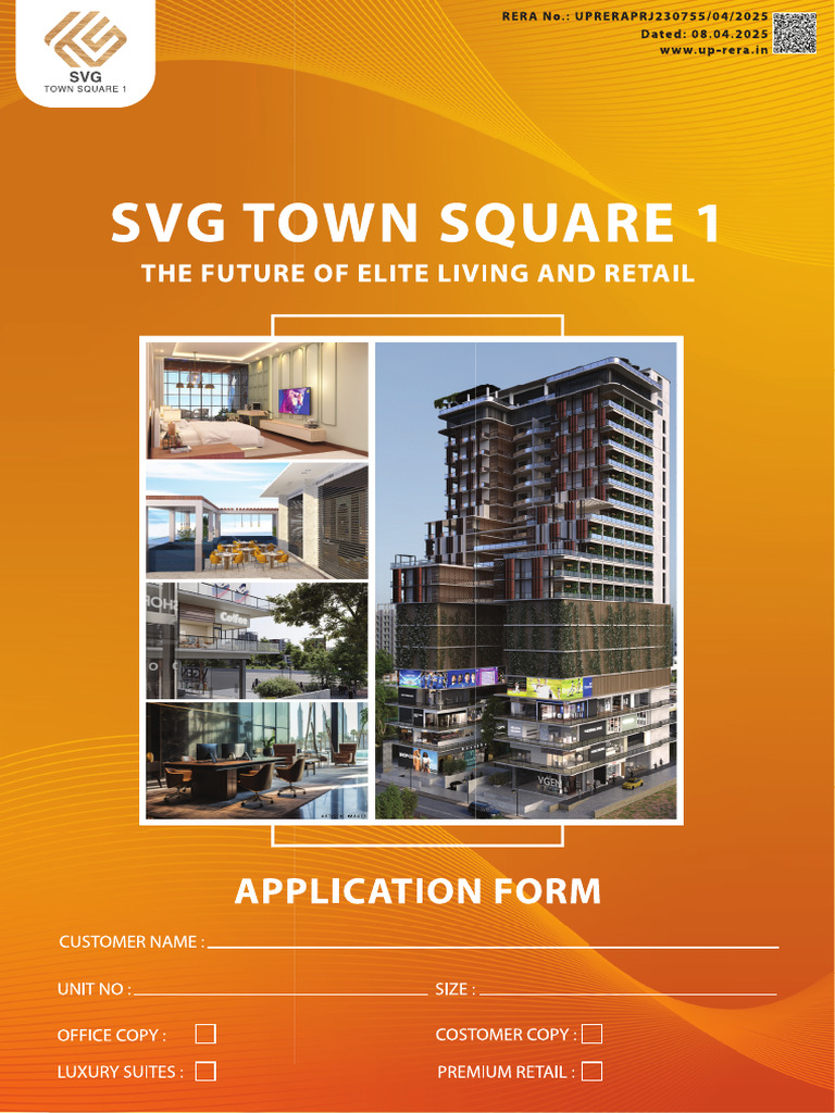 Application Form SVG Townsquare | PDF