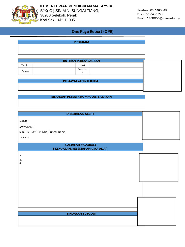 Format OPR | PDF