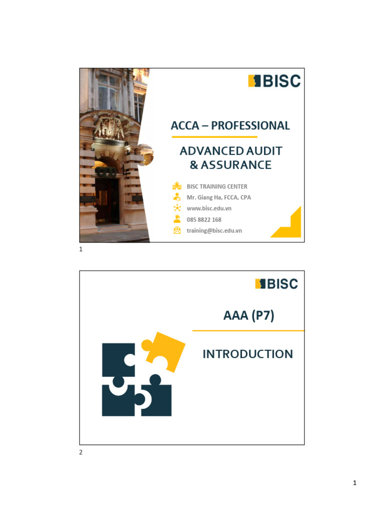 Acca - Professional: Advanced Audit & Assurance | PDF | Audit ...