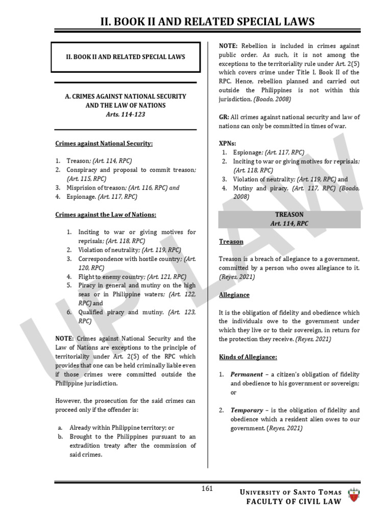 Criminal Law II | PDF