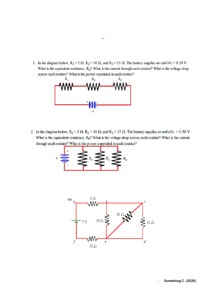 Gen Phy 2 Schematic Diagram Problem Activity 2 | PDF