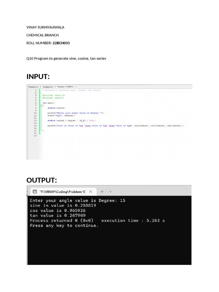 10 Problem | PDF