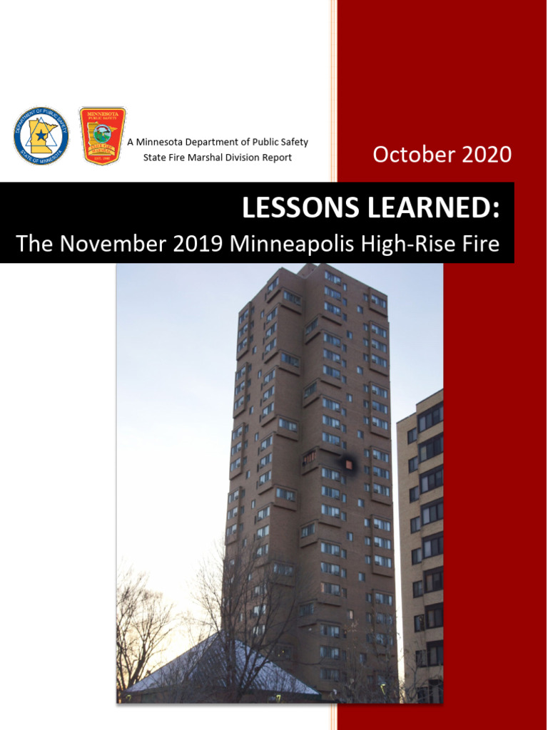 Lesson Learn Minneapolis High Rise Building Fire | PDF | Fires | Stairs