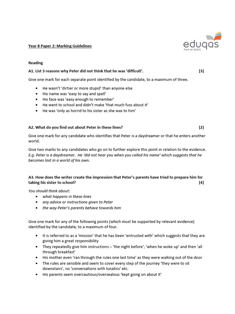 English Paper Mark 2 | PDF