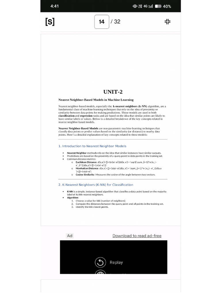 ML Unit1 | PDF