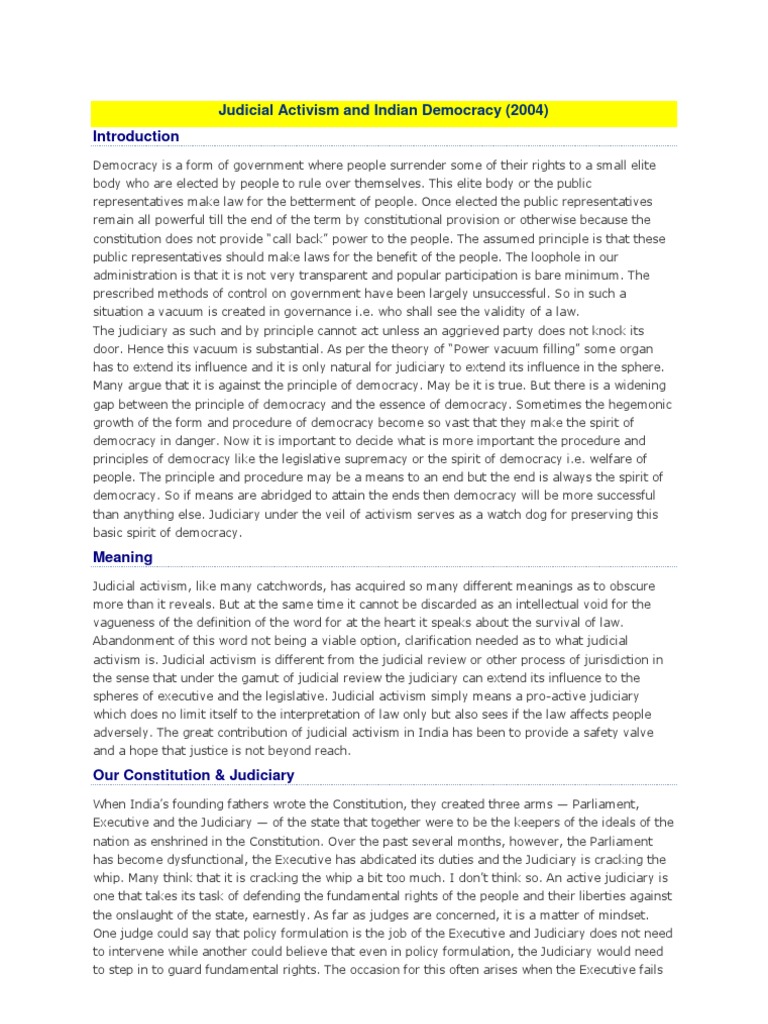 Judicial activism vs judicial restraint image