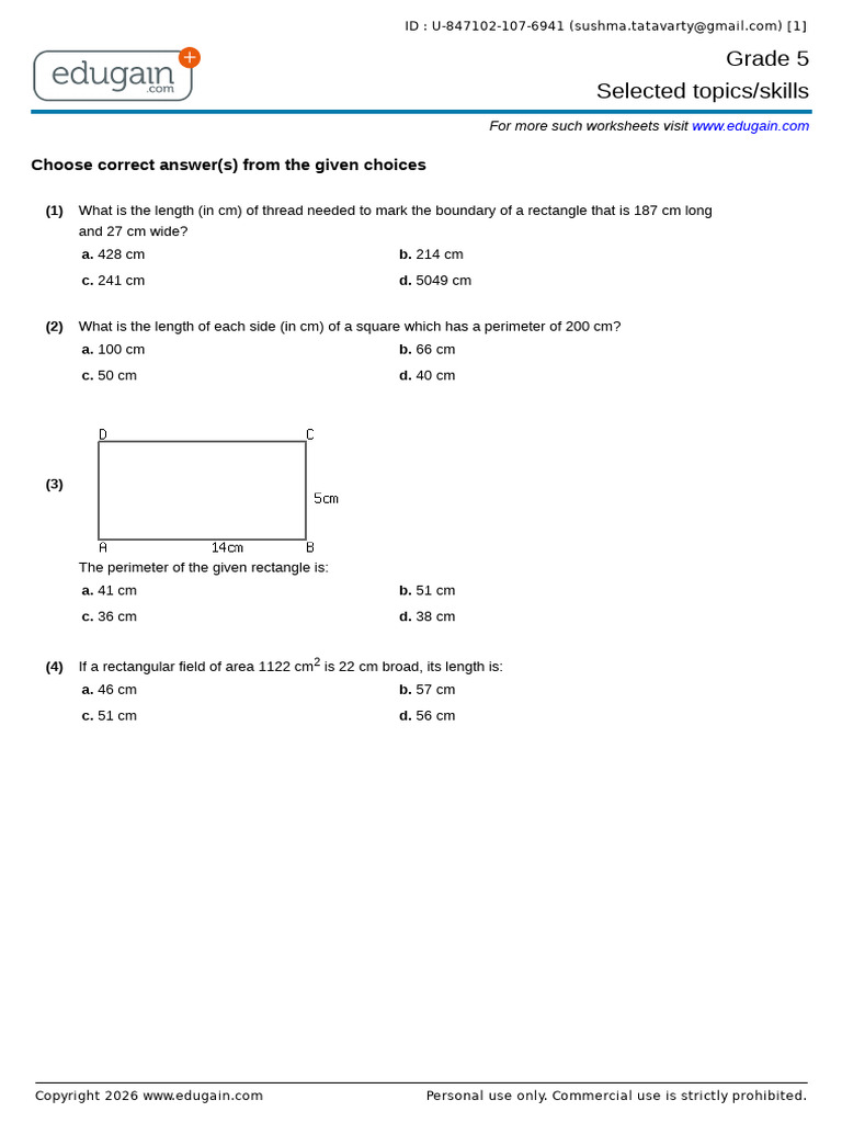 Grade5 847102 107 6941.q | PDF | Geometry | Euclid