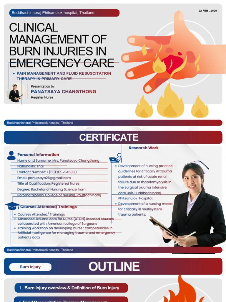 Clinical Management of Burn Injuries | PDF | Burn | Saline (Medicine)