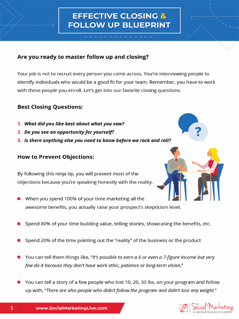Effective Closing Blueprint | PDF