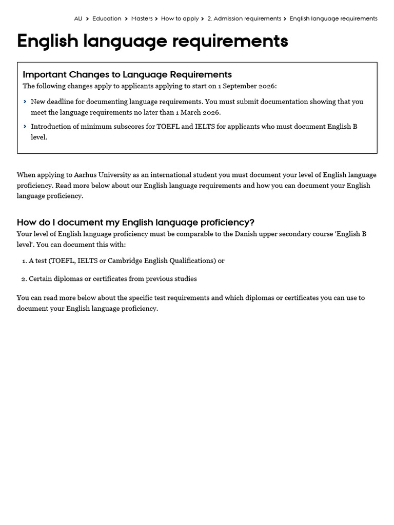 How To Document Your English Language Skills As An International ...