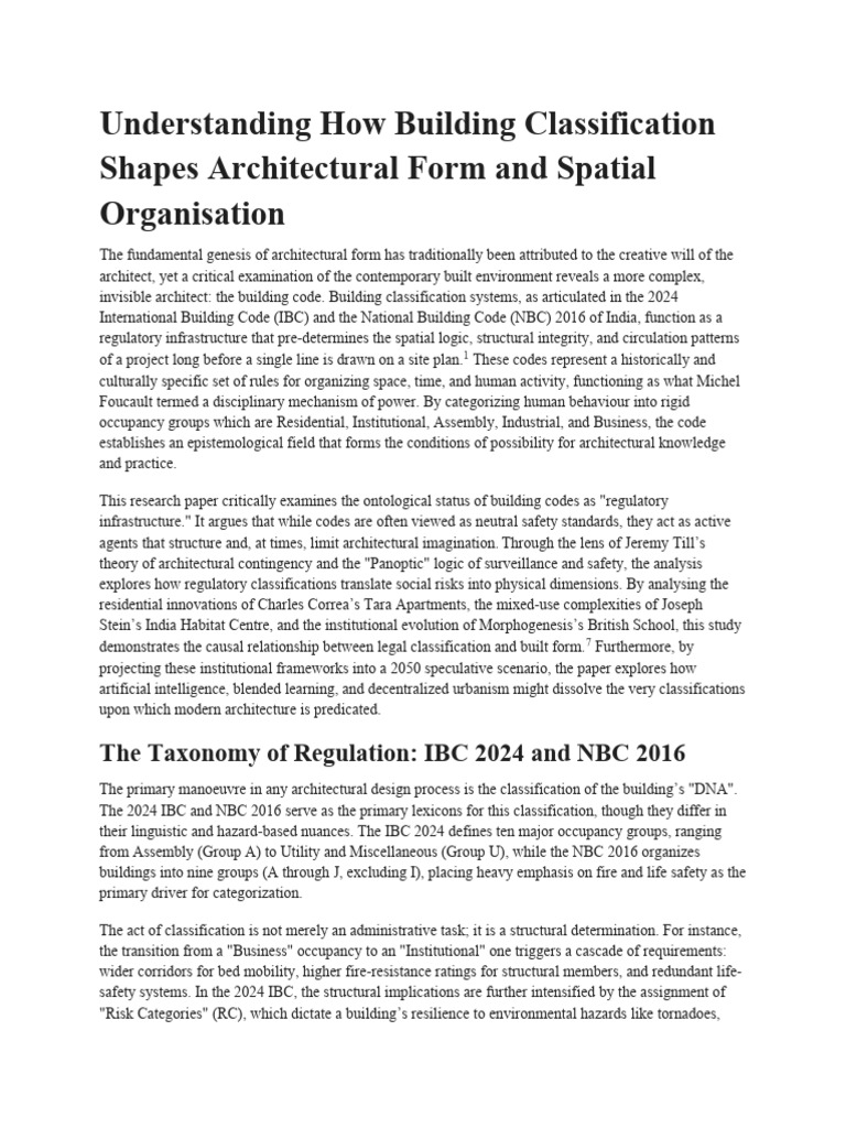 Building Classification Shapes Architecture-Compressed | PDF