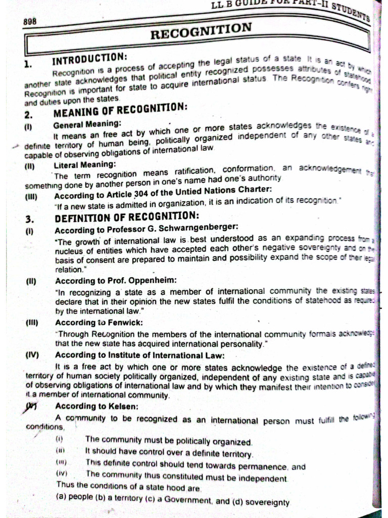 Recognition | PDF