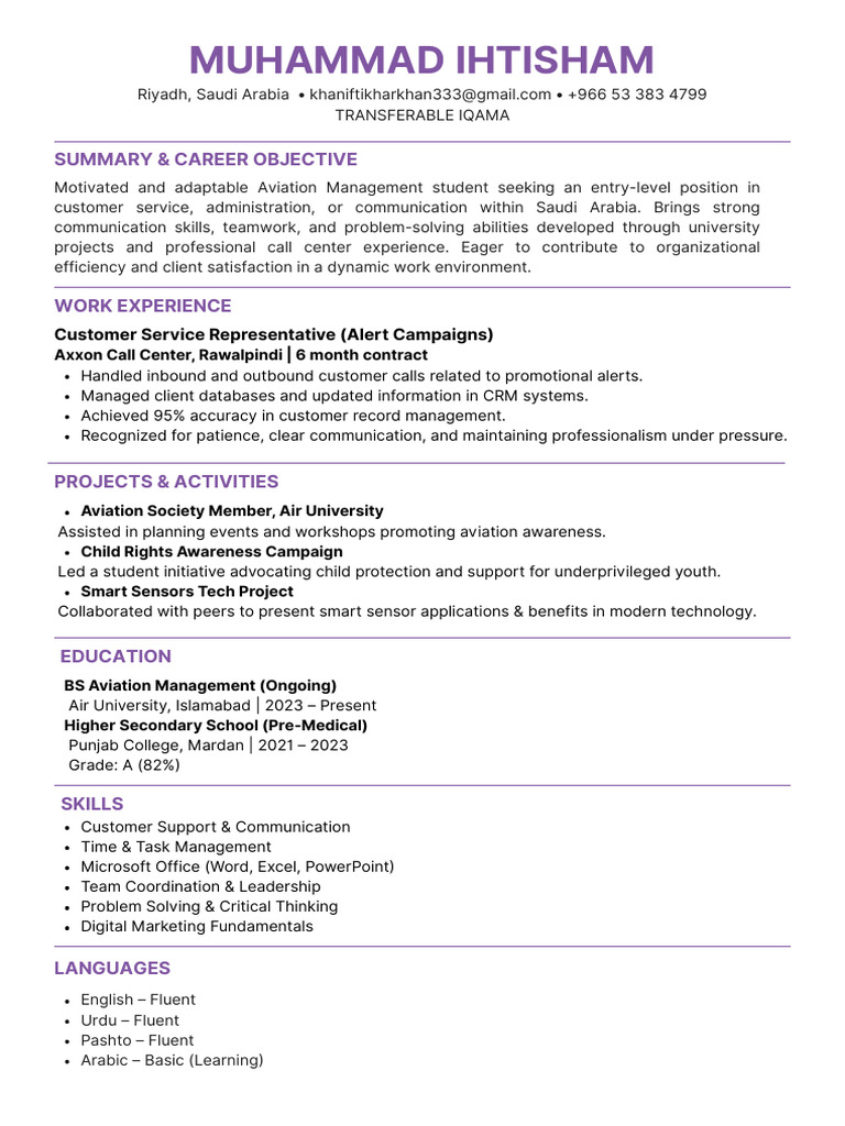 I CV Compressed | PDF