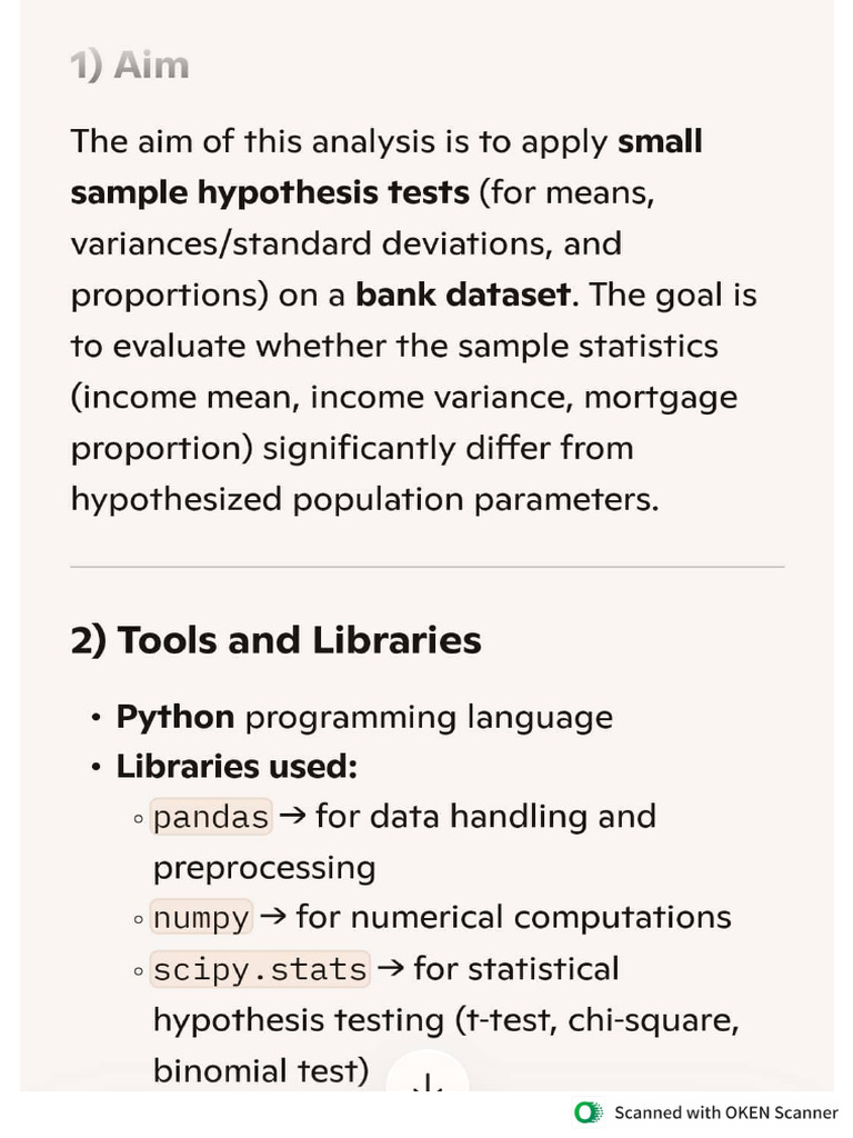 8) Small Sample Test. Large Sample Test | PDF
